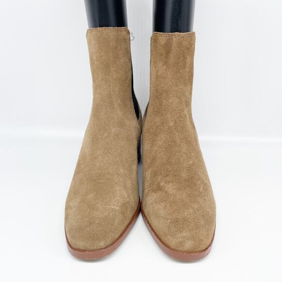Steve Madden Women's Rockwell Chelsea Boot Tan Suede Size 8 M - Picture 2 of 13